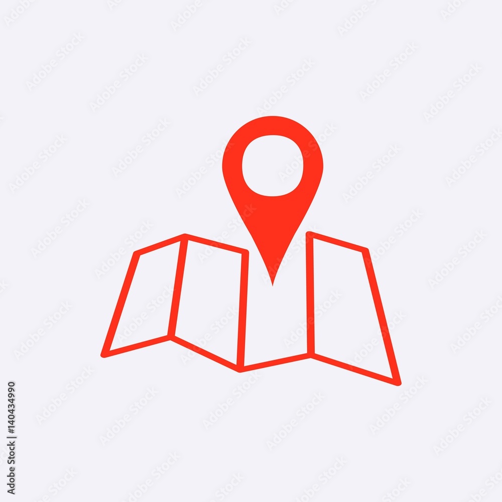 navigation icon stock vector illustration flat design navigation icon stock vector illustration flat design