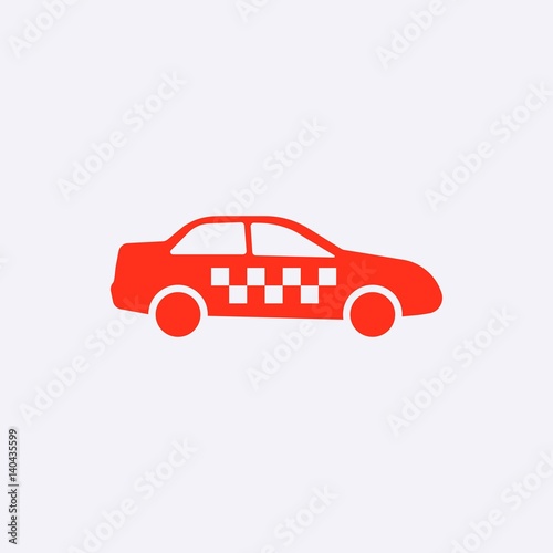 taxi icon stock vector illustration flat design