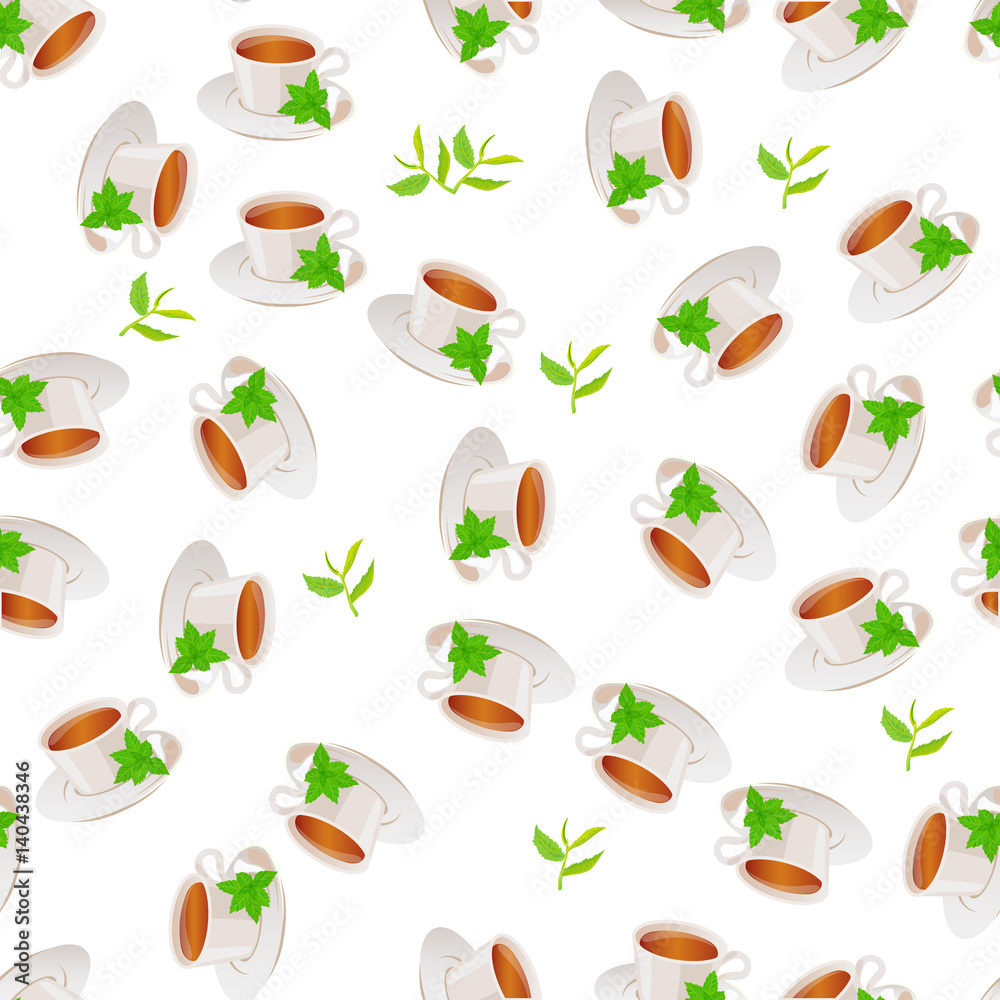 illustration of tea cup illustration of tea cup