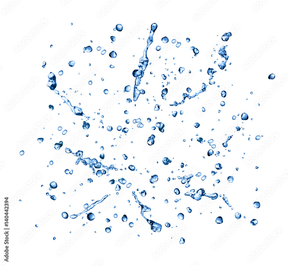 Water drops collection isolated Water drops collection isolated