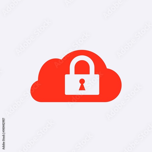 lock cloud icon stock vector illustration flat design Free Download lock cloud icon stock vector illustration flat design - GFXLoad