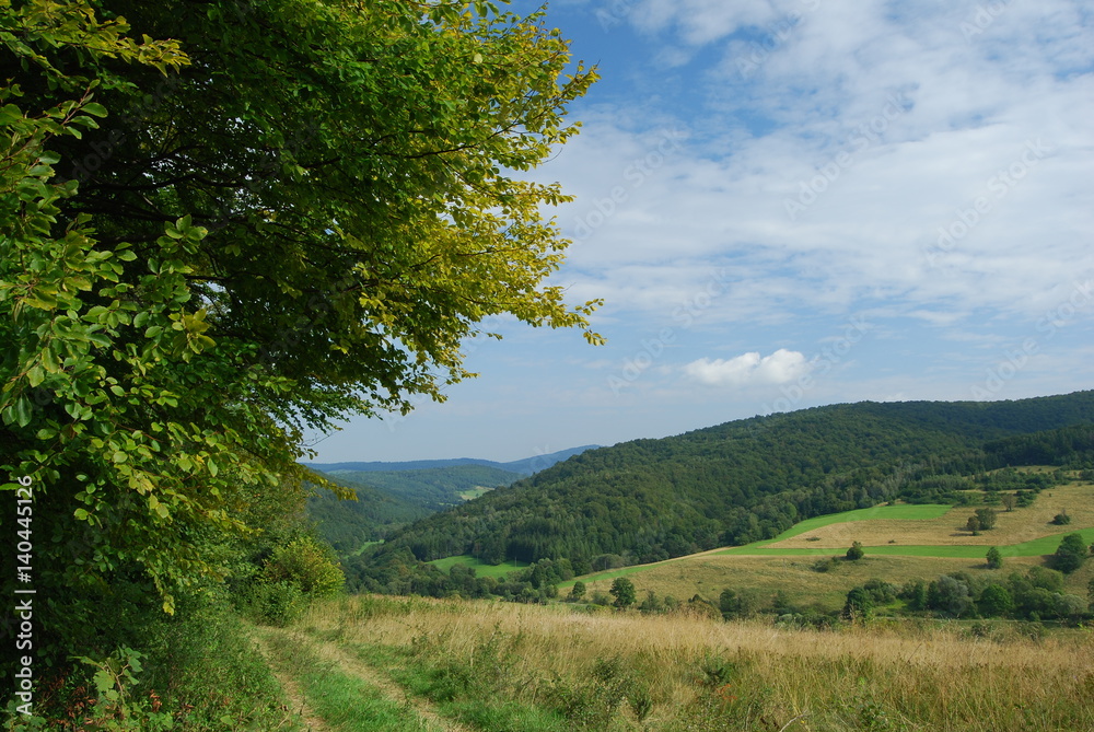 Magurski Park Narodowy, Niedzwiedzie - Widok z Wysokiego. Magurski Park Narodowy, Niedzwiedzie - Widok z Wysokiego.