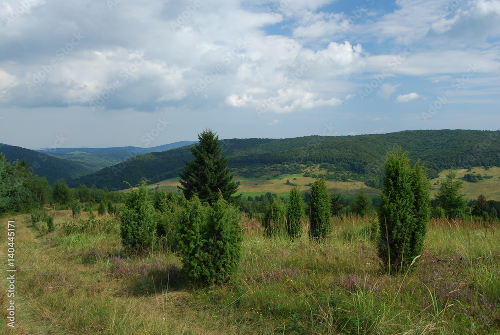 Magurski Park Narodowy, Niedzwiedzie - Widok z Wysokiego.