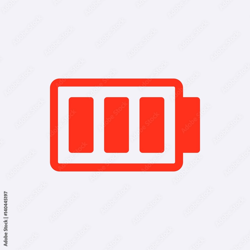 battery vector icon stock vector illustration flat design battery vector icon stock vector illustration flat design
