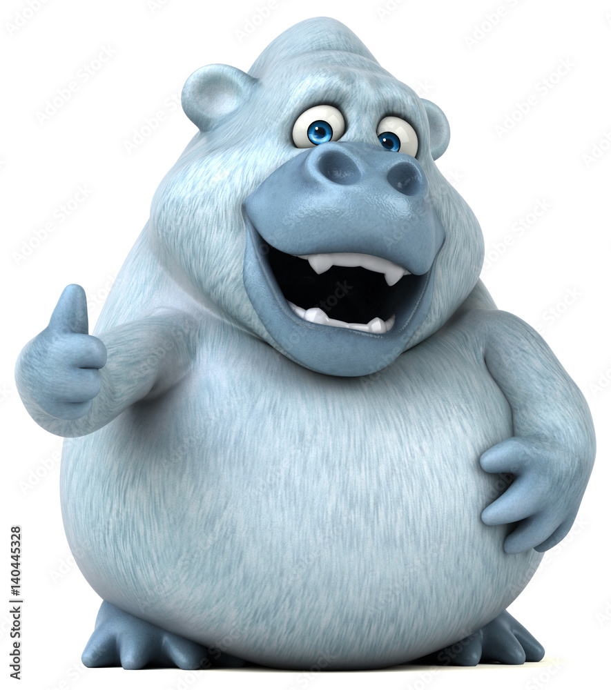 Fototapeta premium Fun yeti