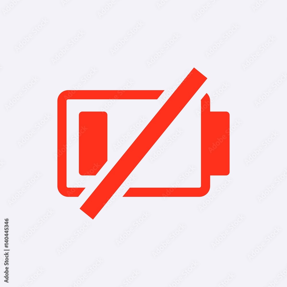 battery vector icon stock vector illustration flat design battery vector icon stock vector illustration flat design