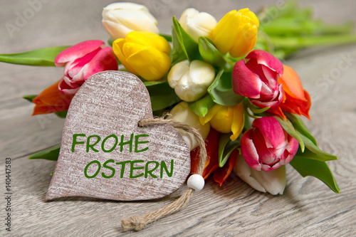 Osterkarte-Frohe Ostern