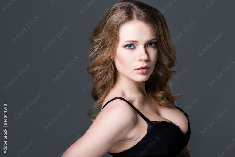 Beautiful woman with makeup, hairstyle. Beautiful woman with makeup, hairstyle.
