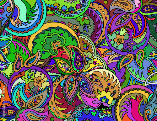 Abstract colored background from a variety of patterns.Vector