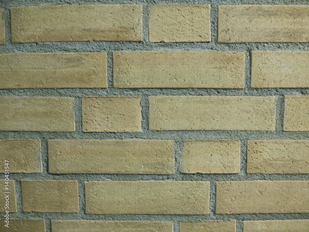 Obraz premium yellow brick wall
