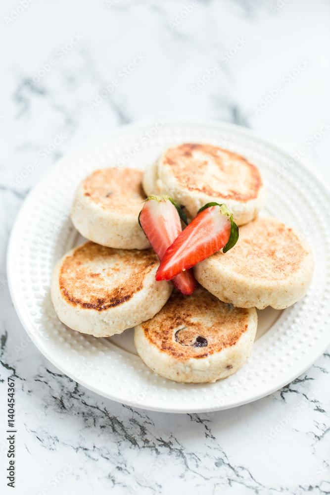 Curd cheese croissants with berries Curd cheese croissants with berries