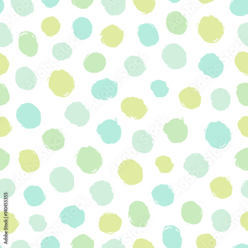 Grunge drops background. Vector hand drawn seamless pattern