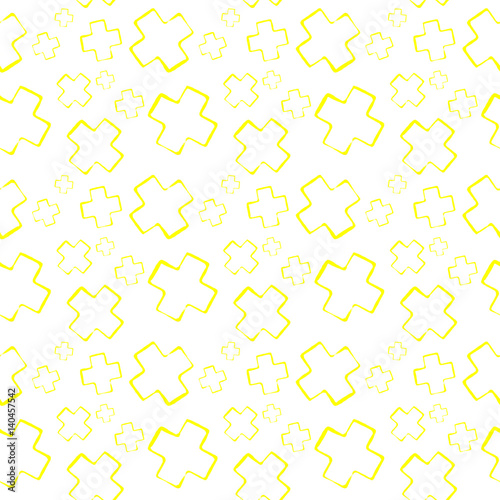 Seamless yellow square background.