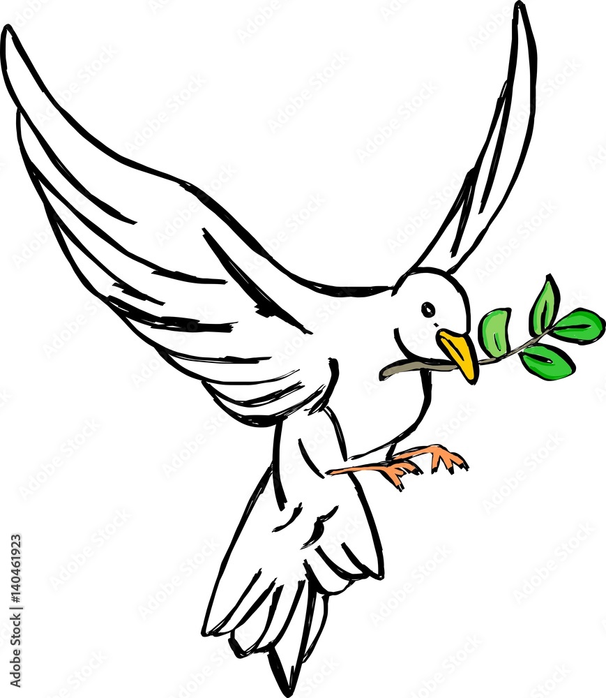 Obraz premium Dove flying