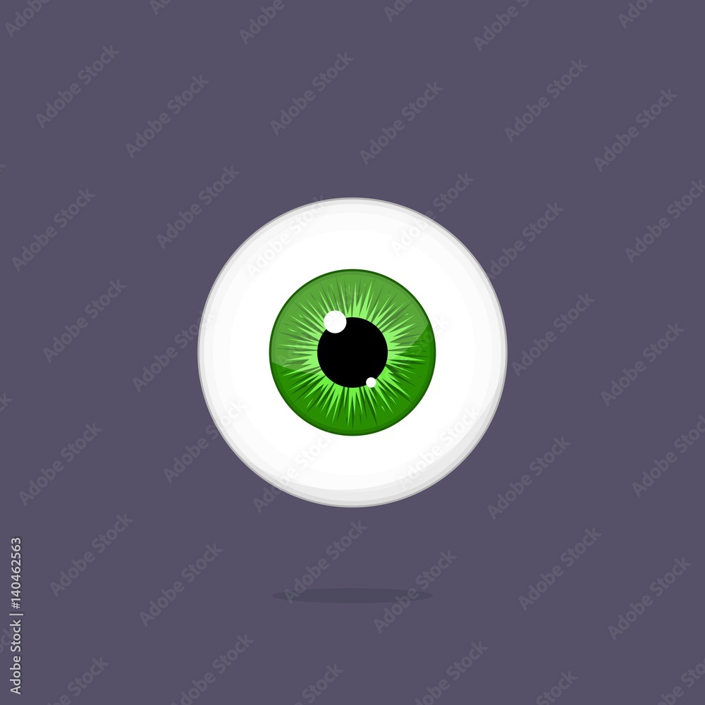 Human green eye isolated on dark background. Eyeball iris pupil Human green eye isolated on dark background. Eyeball iris pupil