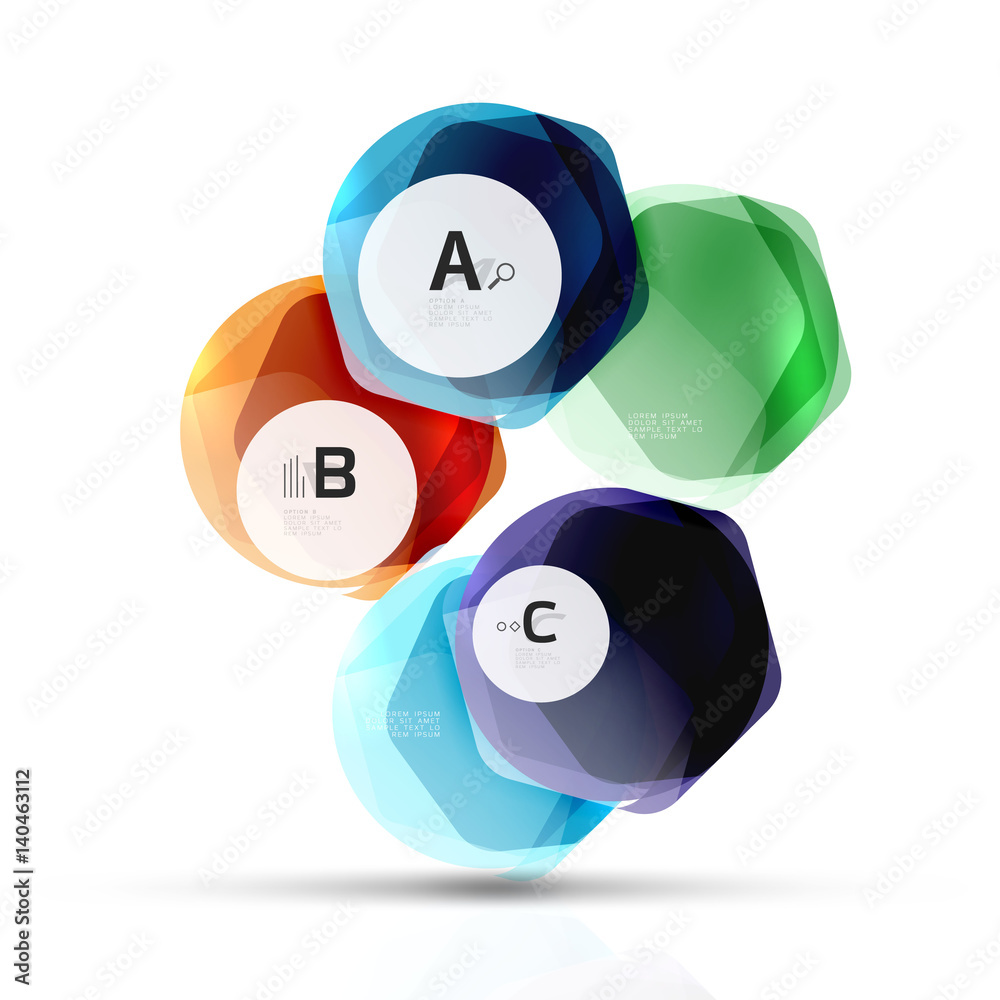 Glass modern geometrical hexagon abstract background Glass modern geometrical hexagon abstract background