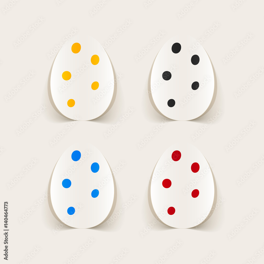 realistic design element: easter egg