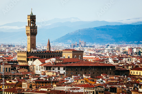 View of Piazza della Signoria, Florence Italy photo
