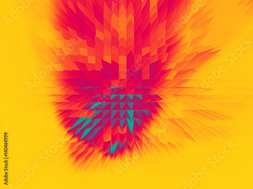 Multicolored geometric abstraction