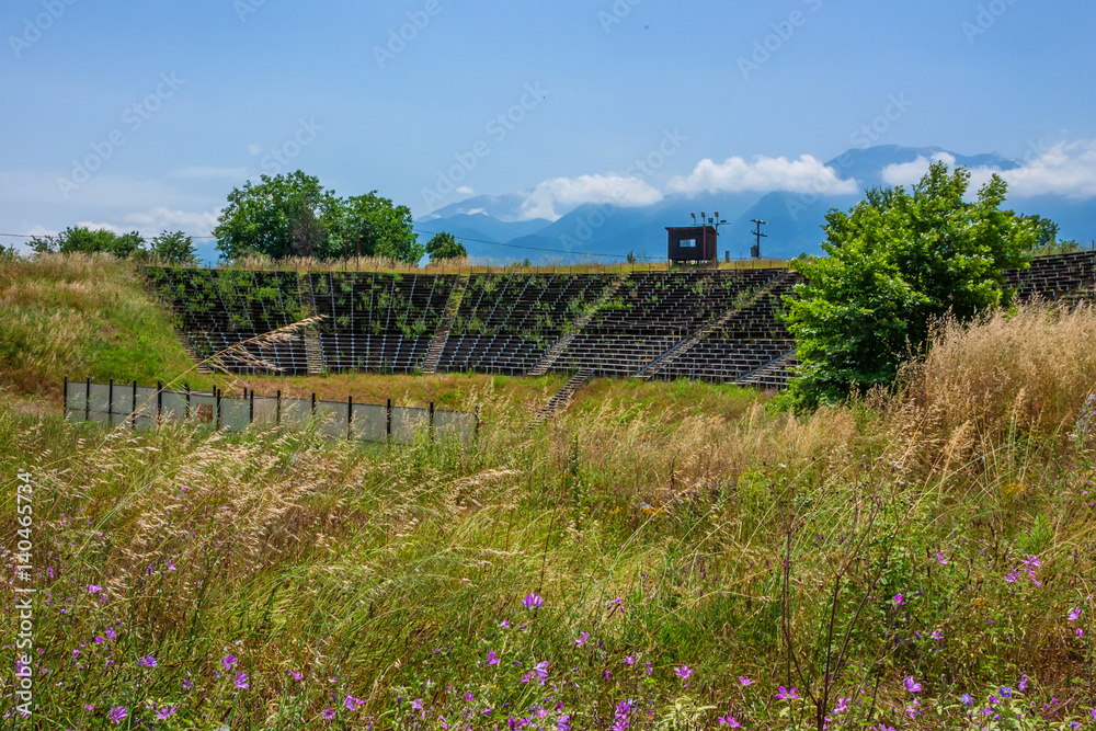 Hellenistic theater in ancient Dion, Greece