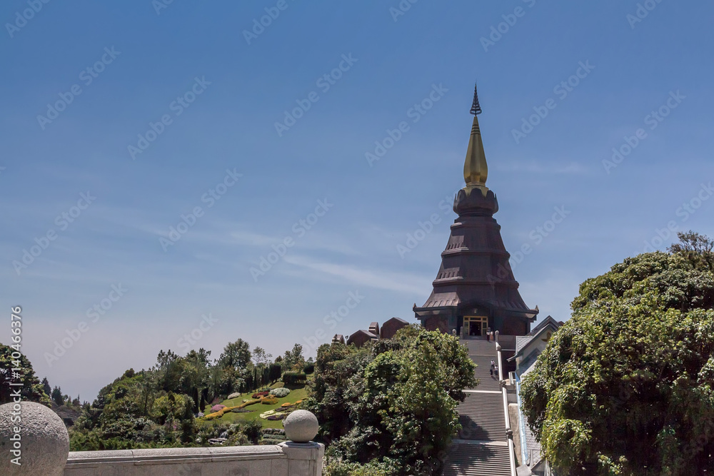 Phra Mahathat Napametanidon at Doi Inthanon