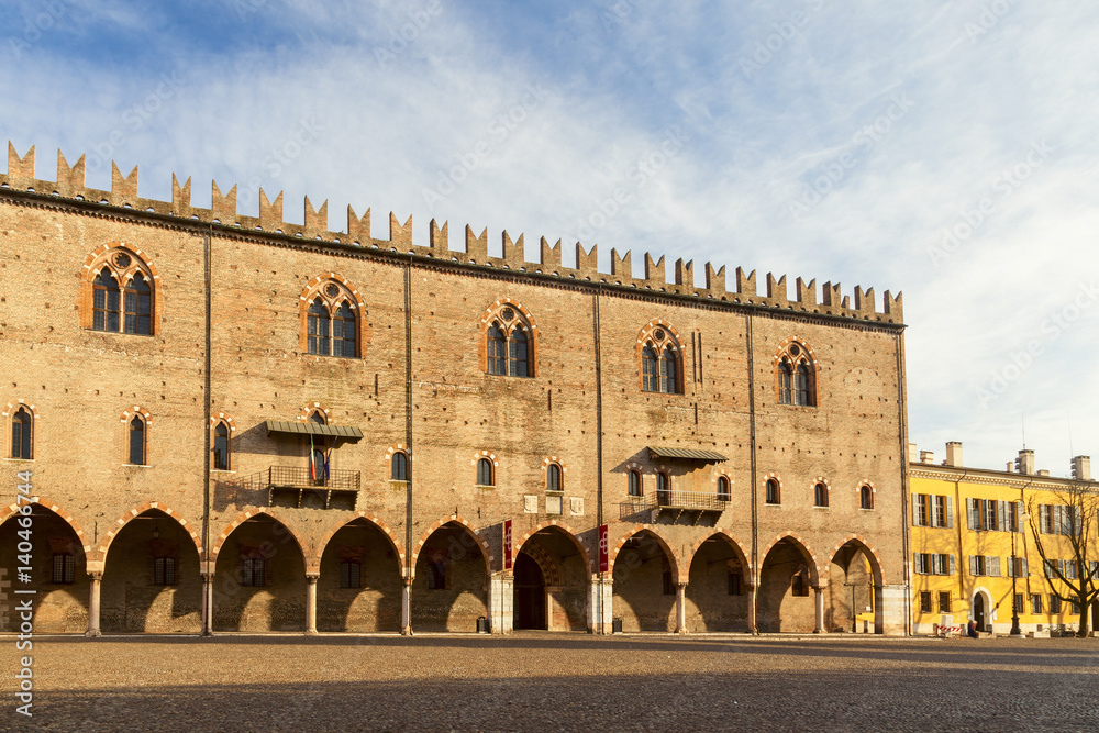 ducal palace in the city of mantua
