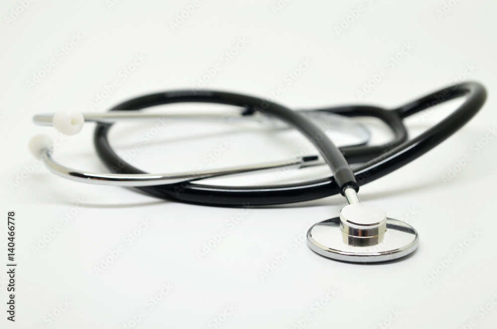 Medical stethoscope isolated Medical stethoscope isolated