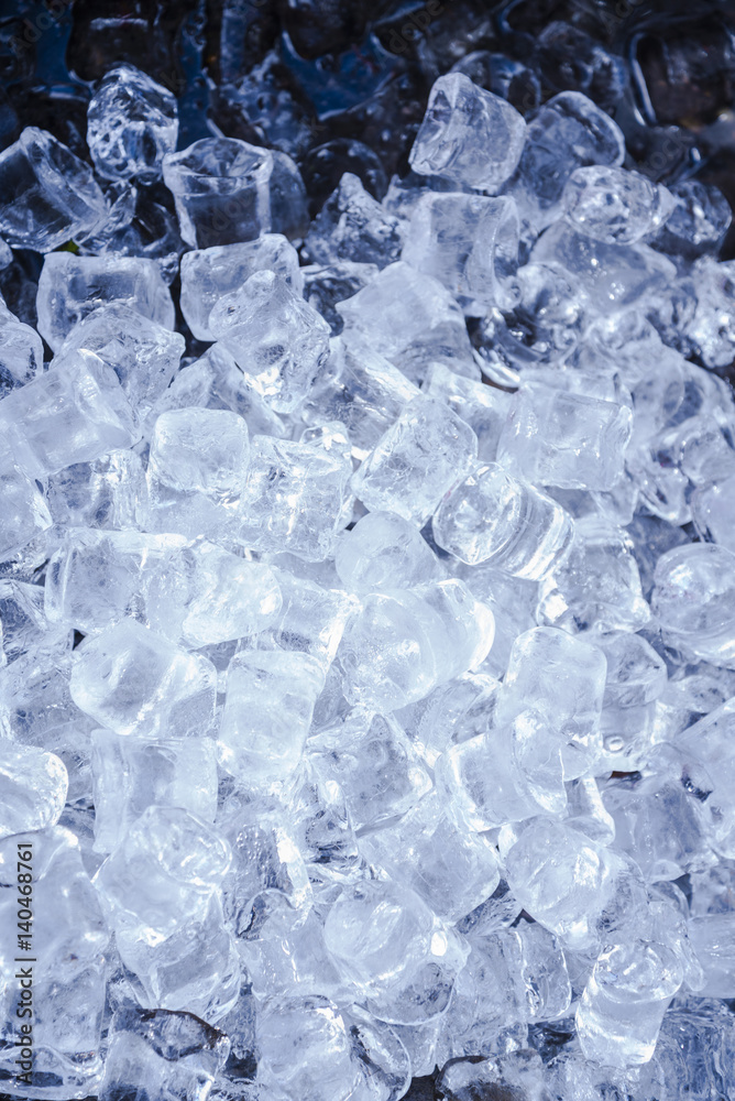 Ice cubes background - cool concept Ice cubes background - cool concept