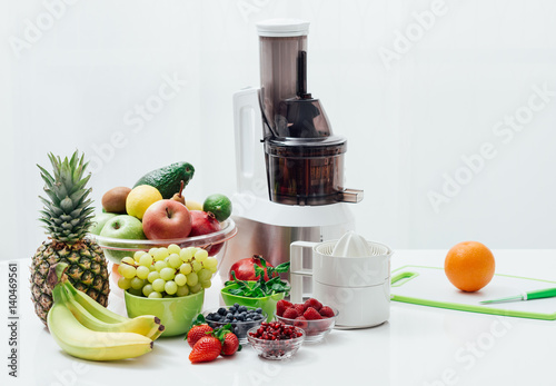 Fresh fruit and juicers