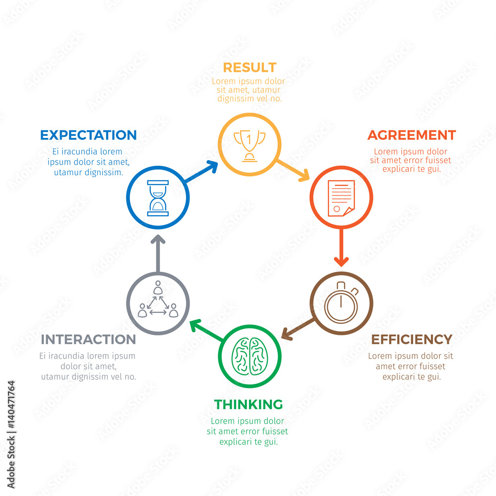 Business Successful Winning Infographic Concept Business Successful Winning Infographic Concept