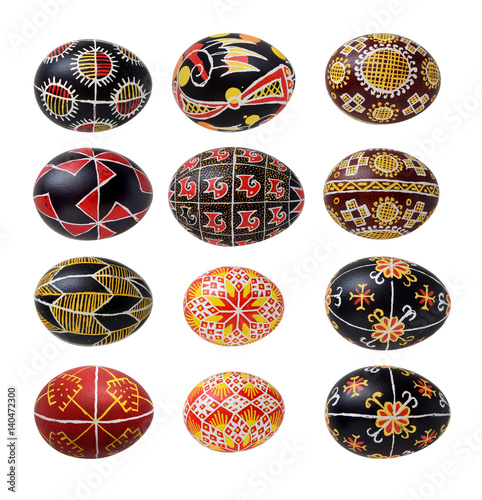 Set of Ukrainian Easter eggs
