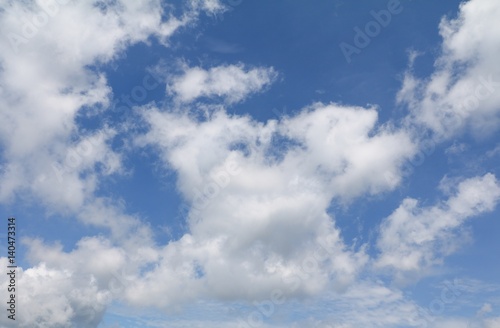 blue sky with cloud bright beautiful art of nature and copy space for add text