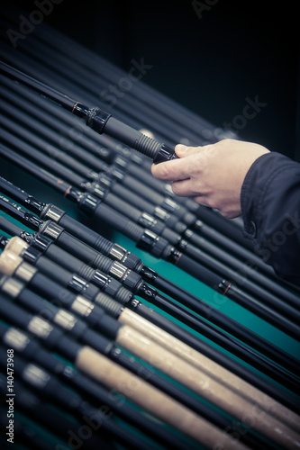 Fishing rods detail © bizoo_n