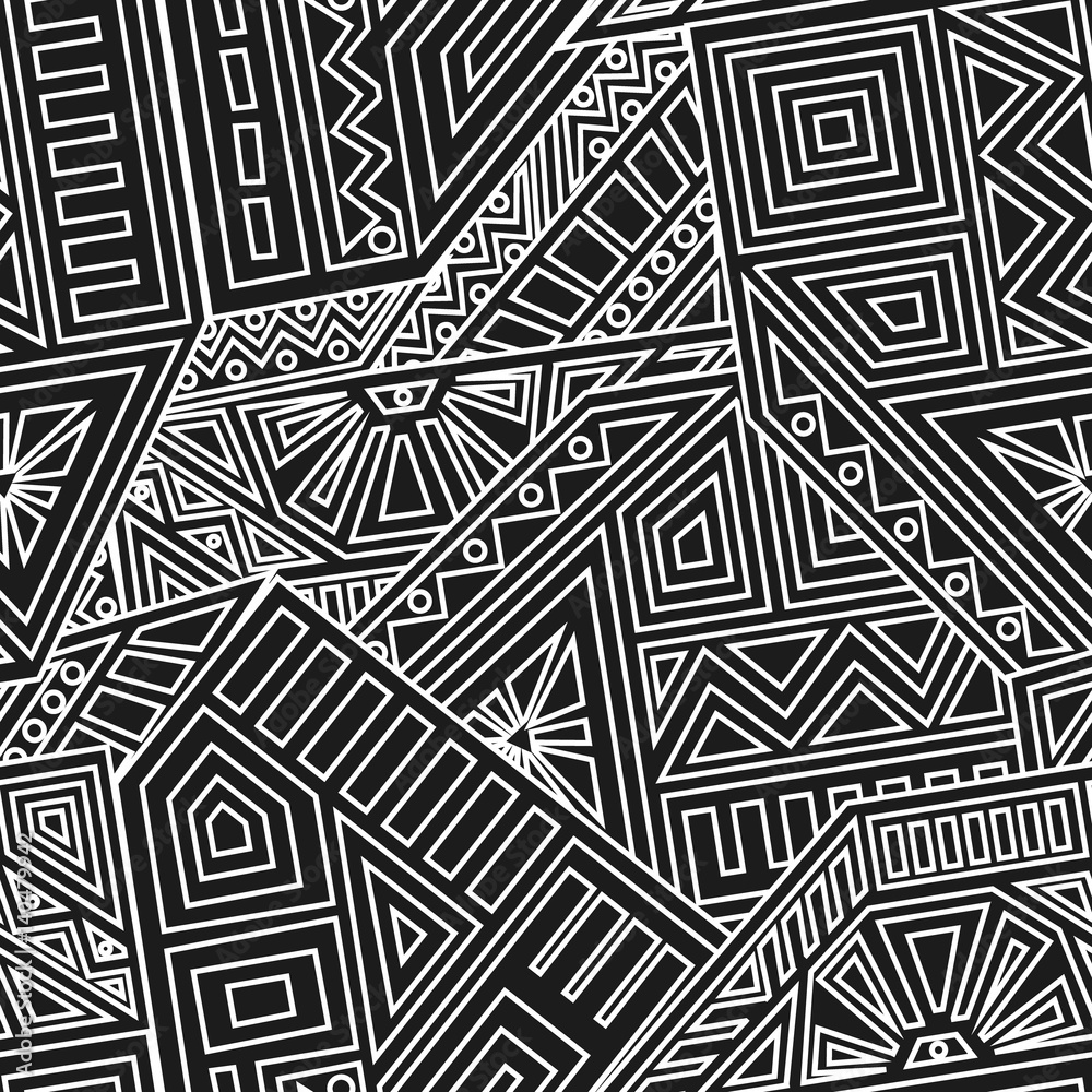 Aztec Vector Seamless Pattern Aztec Vector Seamless Pattern