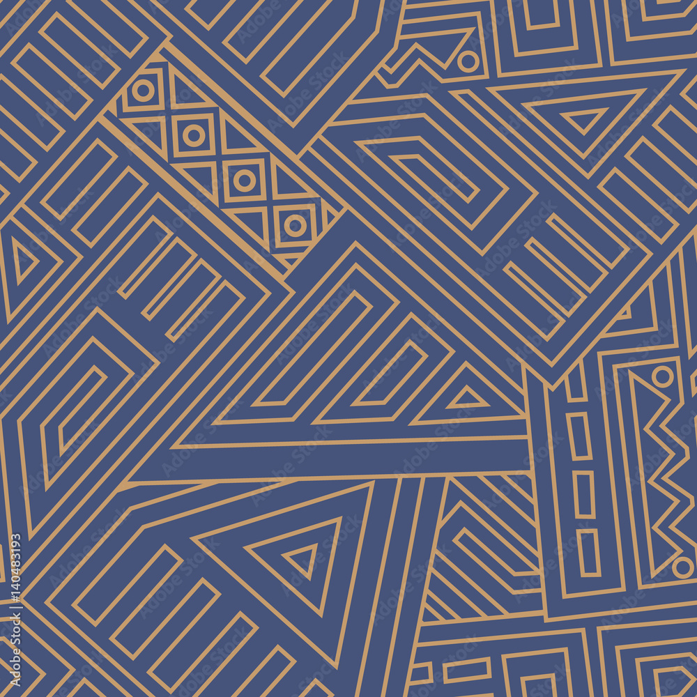Aztec Vector Seamless Pattern Aztec Vector Seamless Pattern