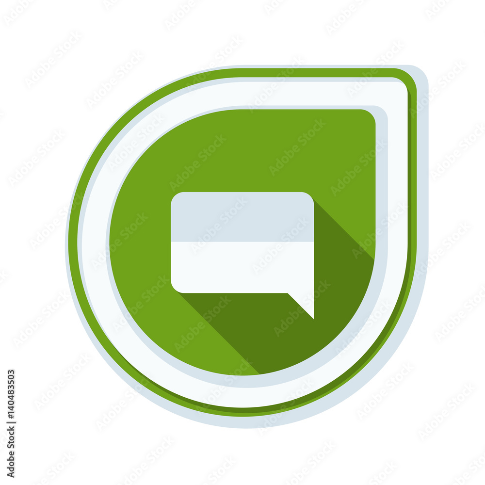 Chat Mesage button illustration Chat Mesage button illustration