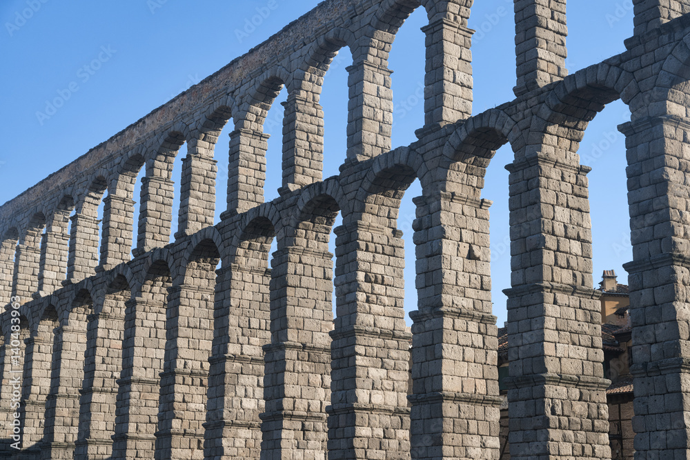 Fototapeta premium Segovia (Spain): Roman aqueduct