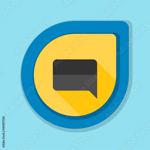Chat Mesage button illustration