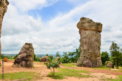 Stonehenge of Thailand (Mor Hin khao), The ancient strange stone is landmark at Chaiyaphum province Thailand