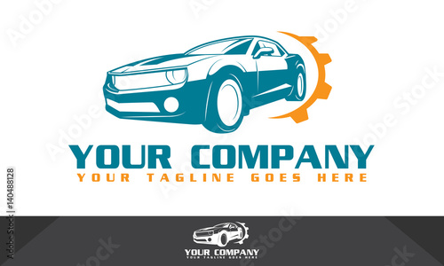 Car logo, automotive logo, logo template