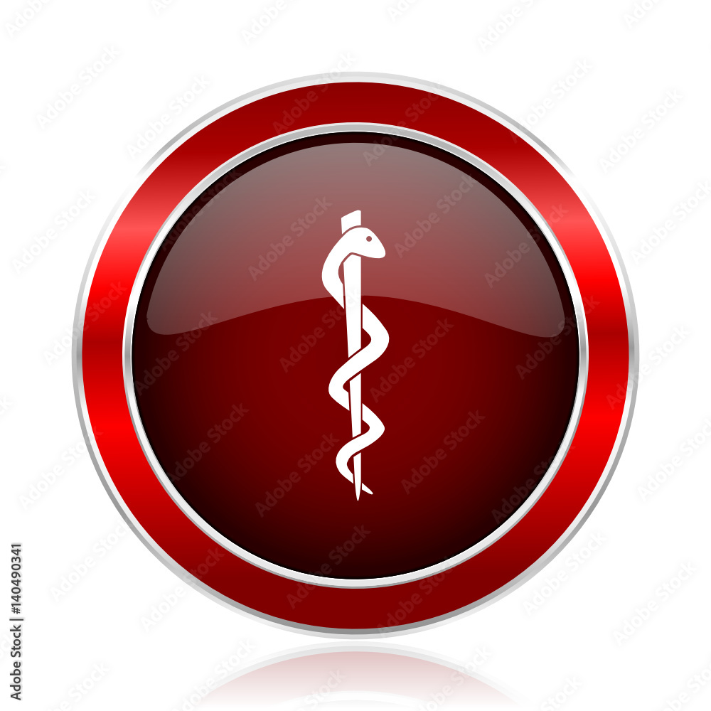 Emergency red round glossy metallic web and smartphone vector icon isolated on white background.
Emergency red round glossy metallic web and smartphone vector icon isolated on white background.