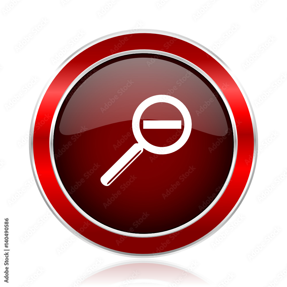 Lens red round glossy metallic web and smartphone vector icon isolated on white background.
Lens red round glossy metallic web and smartphone vector icon isolated on white background.