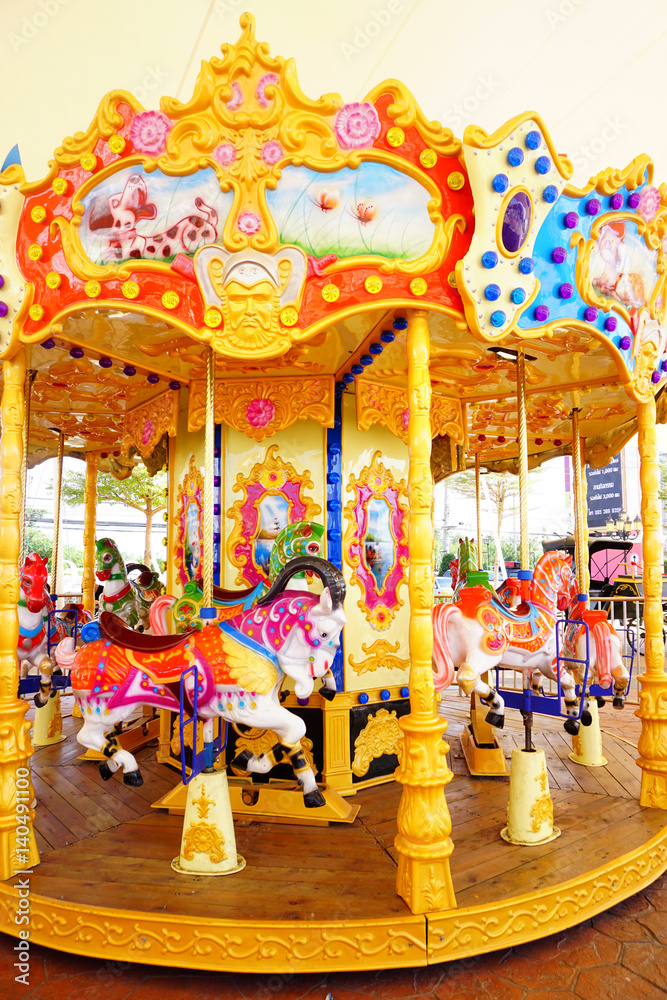 Colorful carousel for kid