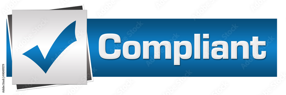 Compliant Blue Grey Horizontal Compliant Blue Grey Horizontal