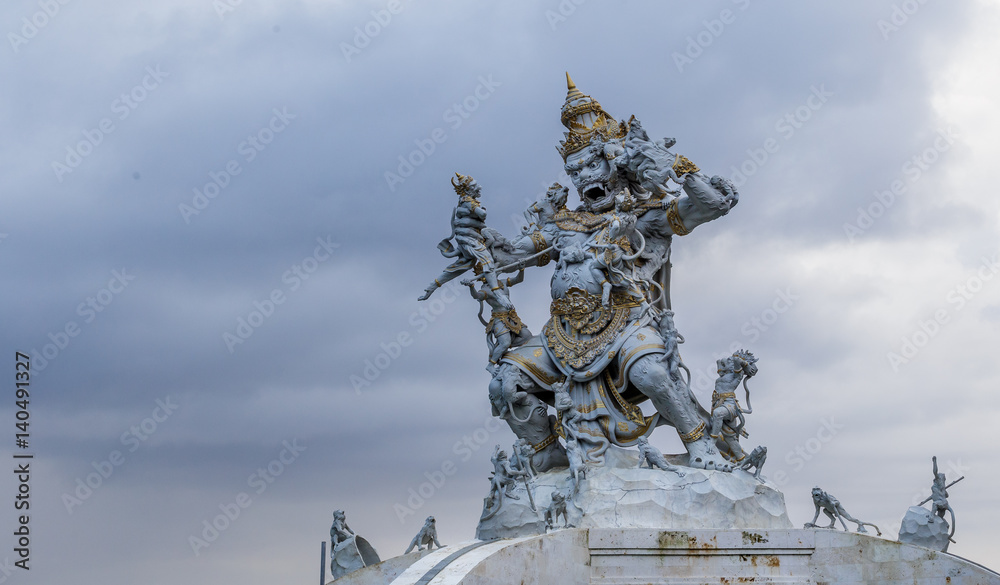 Hindu god Hanuman statue in Bali, Indonesia Stock Photo Adobe Stock