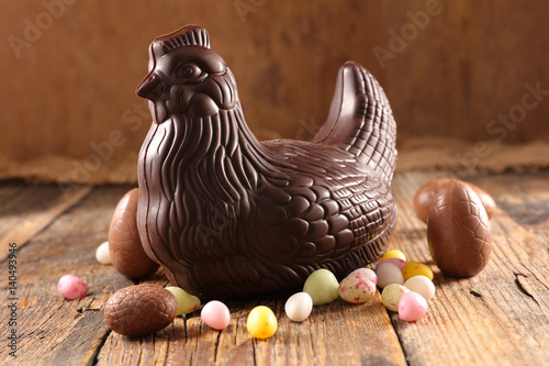 Wall Mural chocolate hen