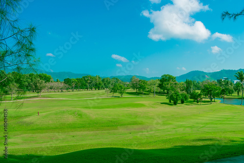 Golf course view point