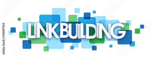 LINK BUILDING Vector Letters Icon