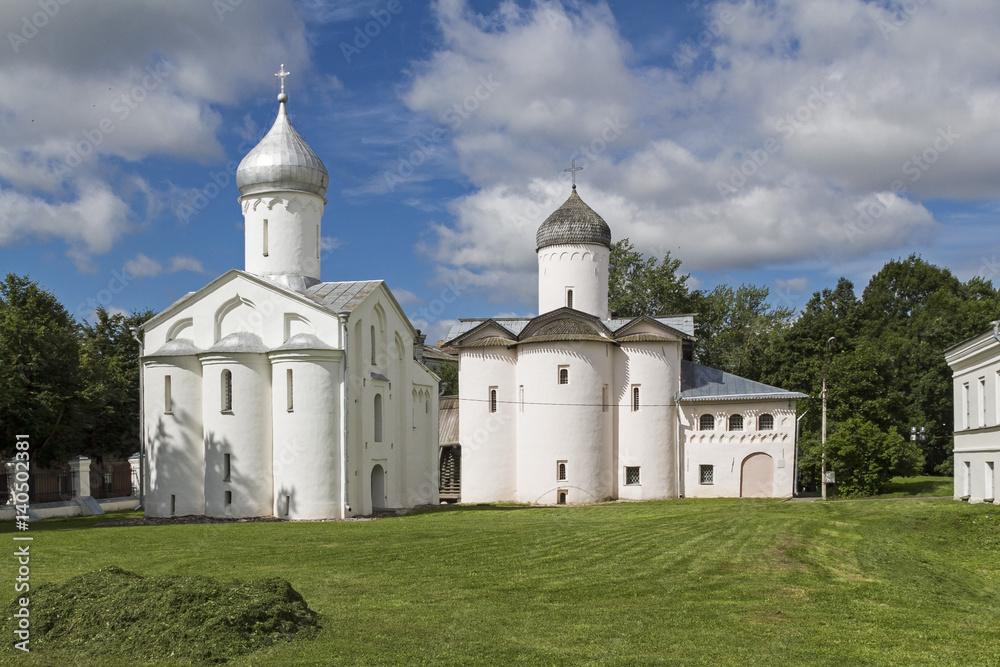 Old russian orthodox churches in Veliky Novgorod