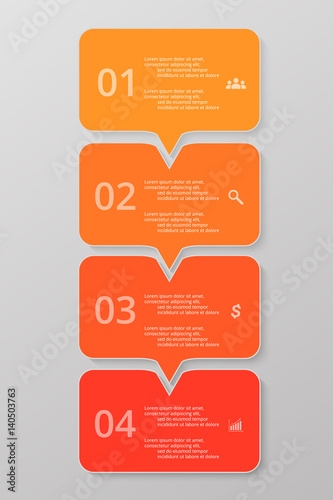 Vector lines arrows infographic.